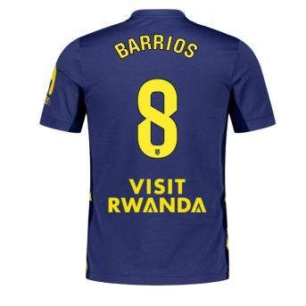 Billige Fotballdrakt Atletico Madrid Pablo Barrios #8 Replika Bortedrakt 2025-26 Kortermet